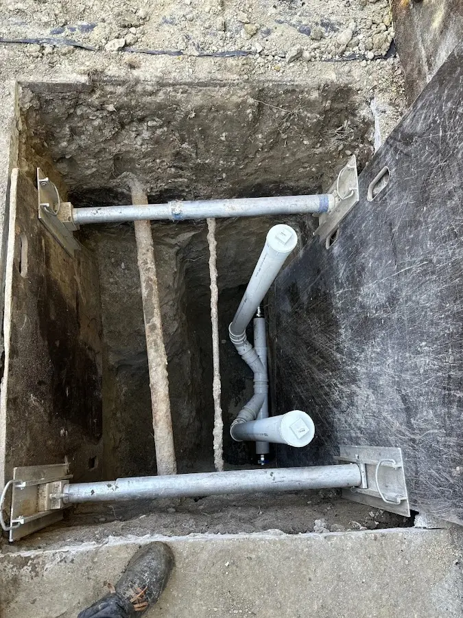 Experienced plumber completing Gas Line Repair work in Johnson